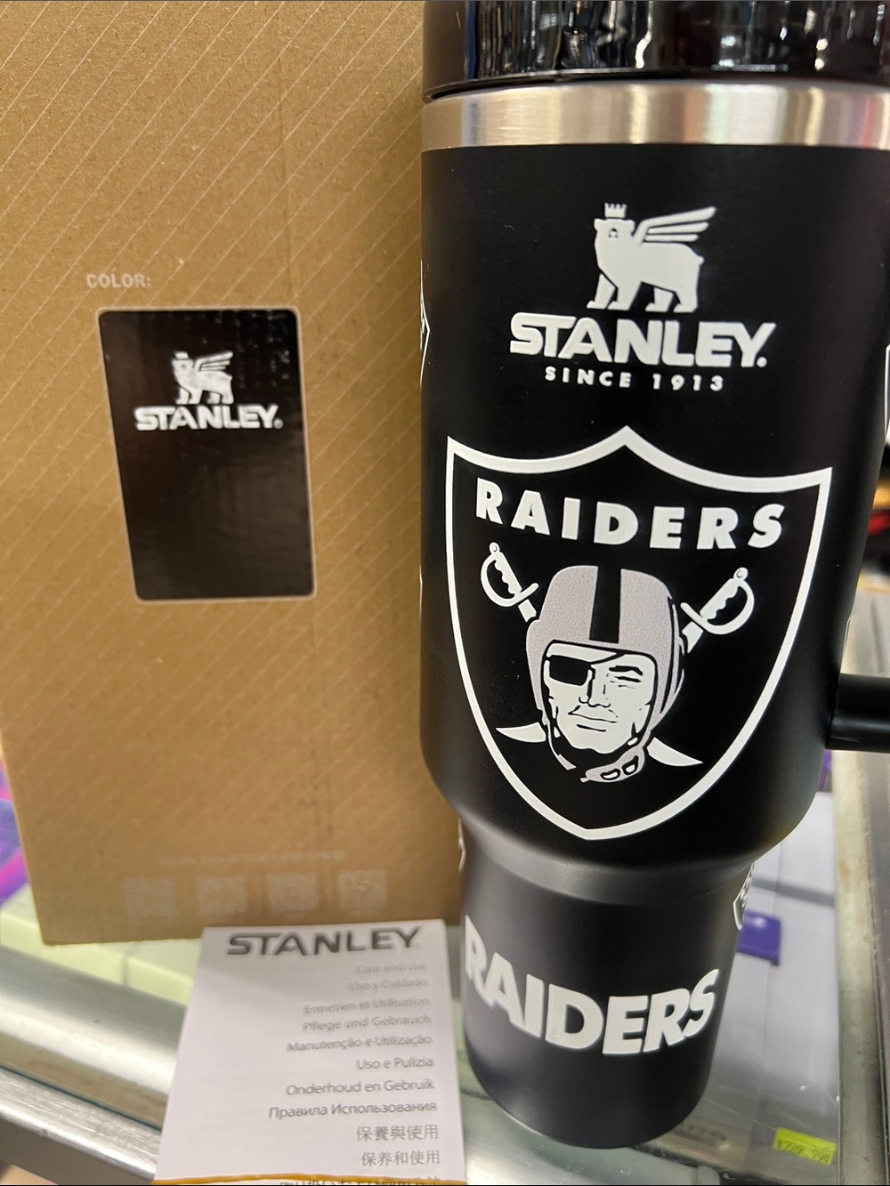 Stanley Black Raiders Insulated Travel Mug